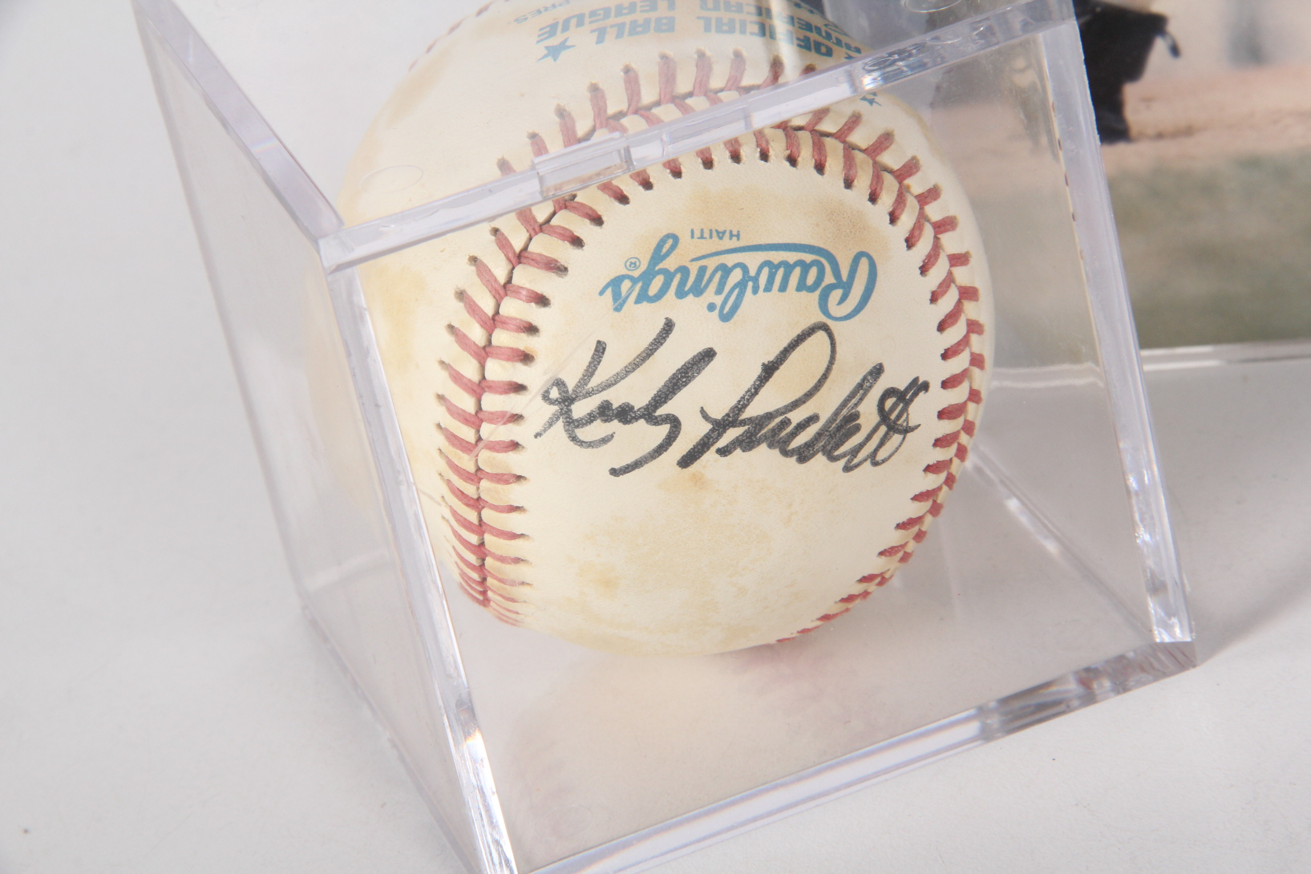 Kirby Puckett Signed Baseball Memorabilia