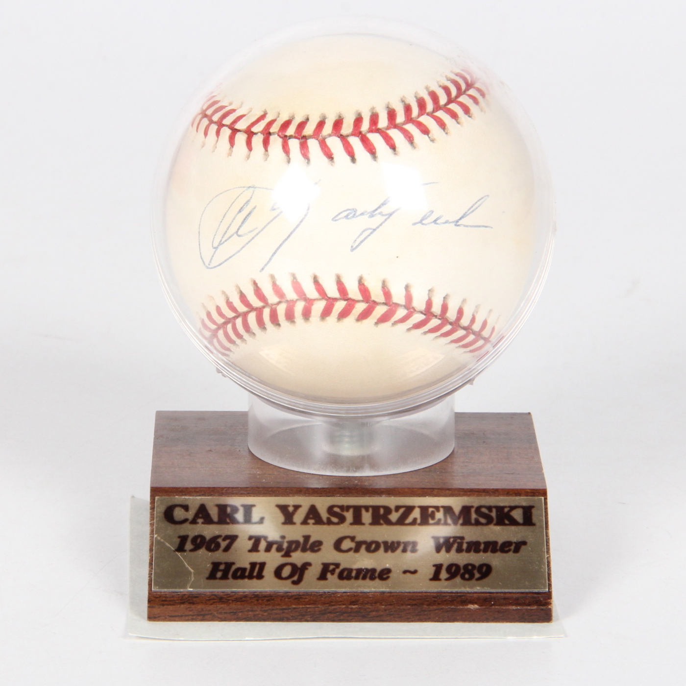 Carl Yastrzemski Autographed Baseball with CoA