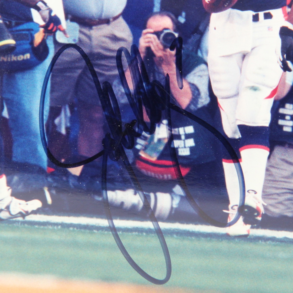 Autographed John Elway Plaque