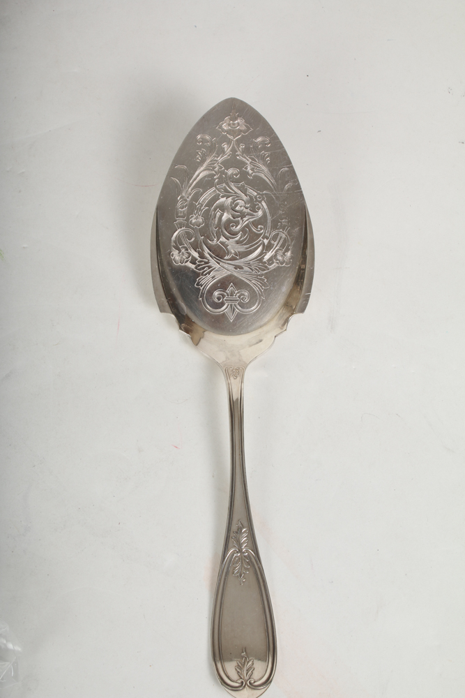 Collection of Vintage Silver Plate Serving Pieces