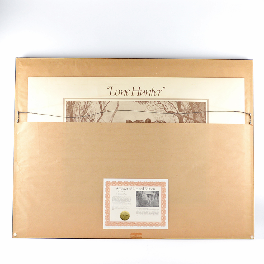 Charles Frace's "Lone Hunter" Signed Limited Edition Print