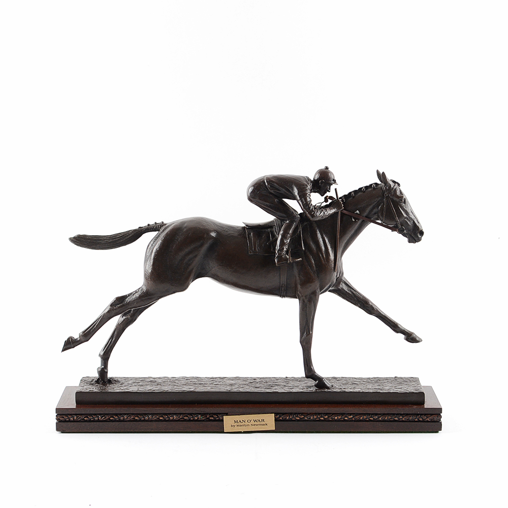 Bronze 'Man O War' by Marilyn Newmark