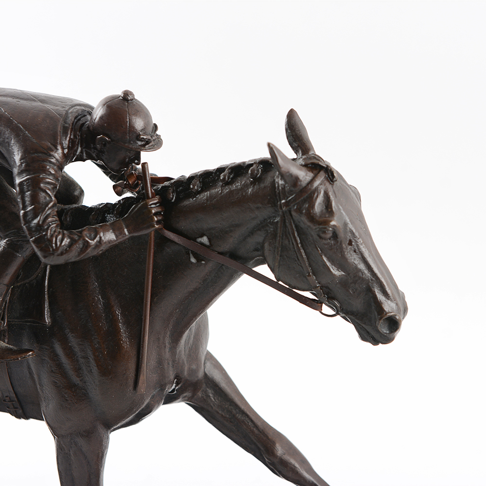 Bronze 'Man O War' by Marilyn Newmark