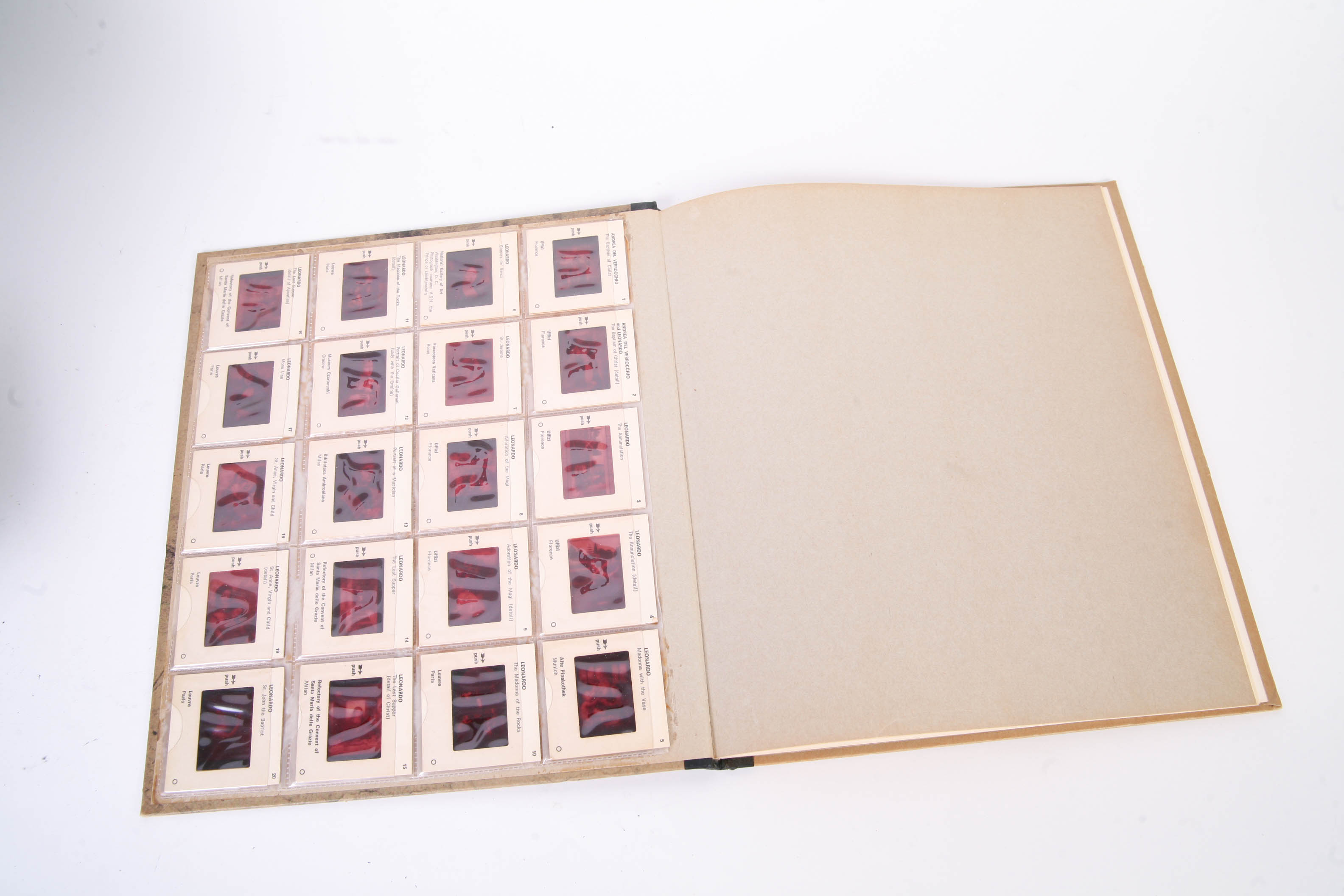 Twenty Volume Set of McGraw-Hill Color Slide Program of the World's Art