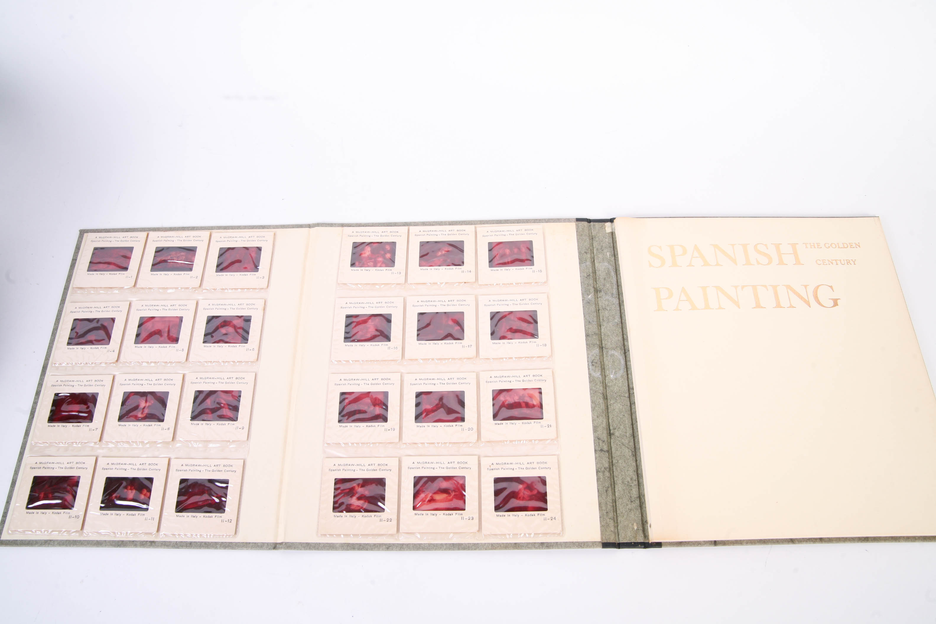 Twenty Volume Set of McGraw-Hill Color Slide Program of the World's Art