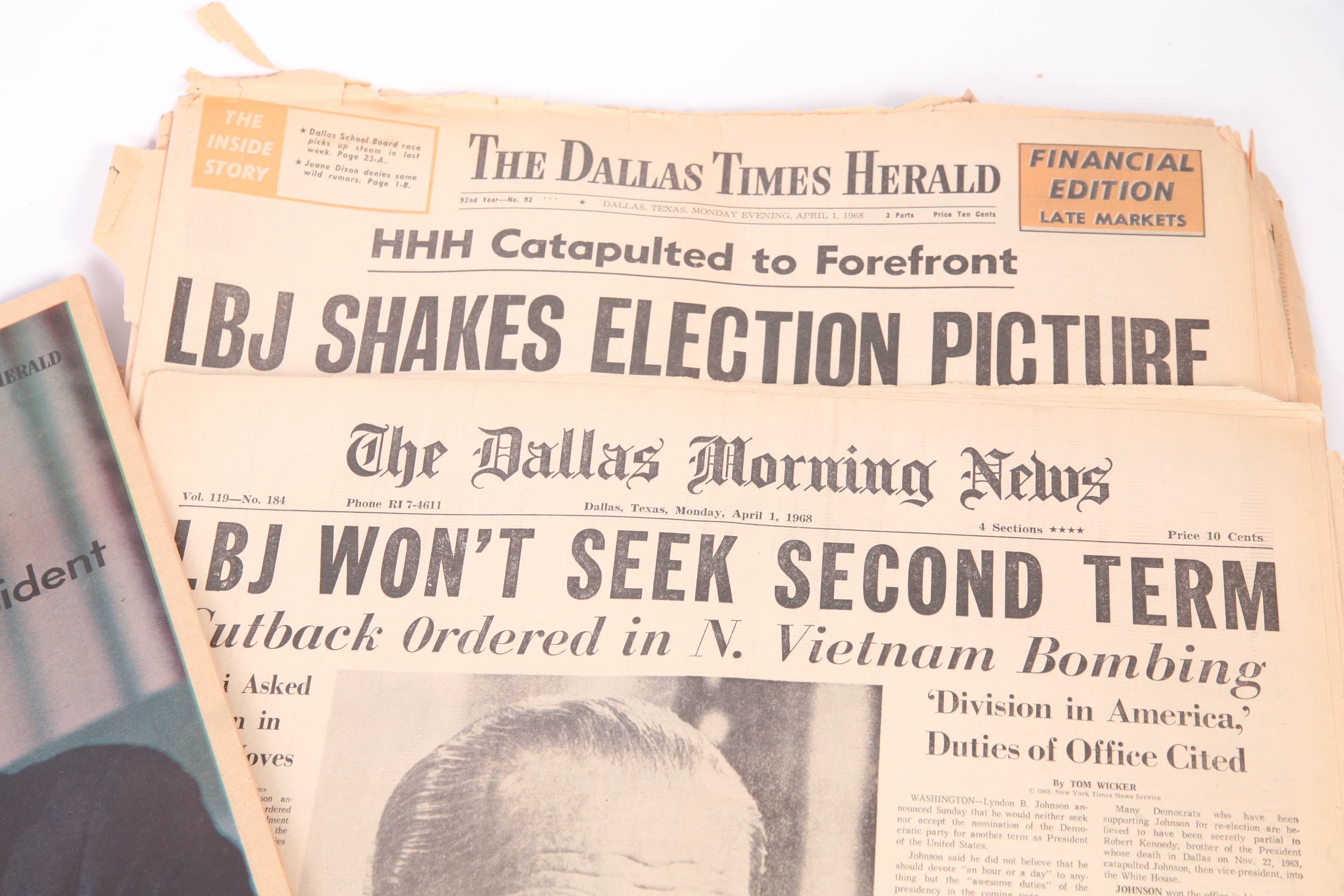 1960s Newspapers about Lyndon B. Johnson