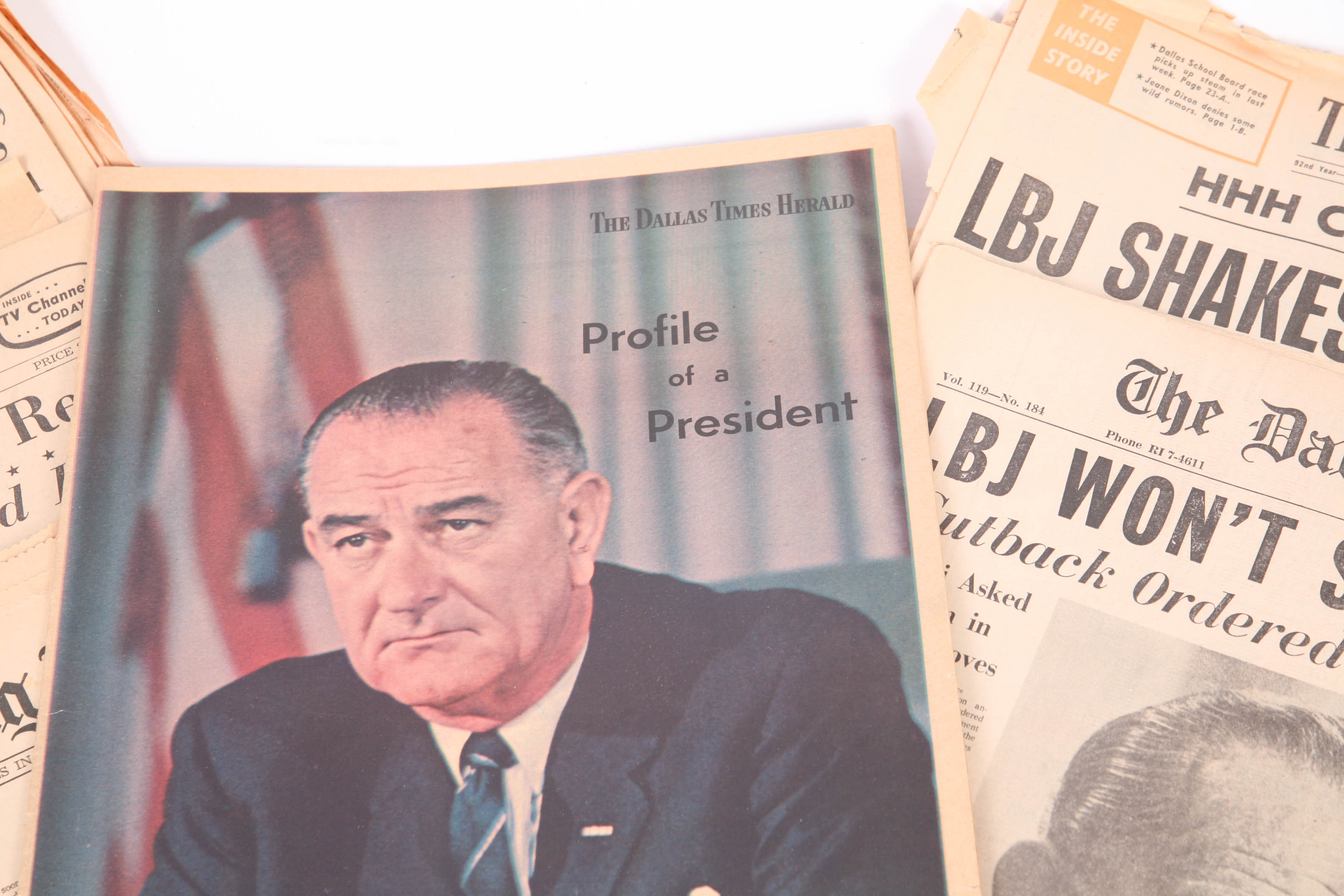 1960s Newspapers about Lyndon B. Johnson