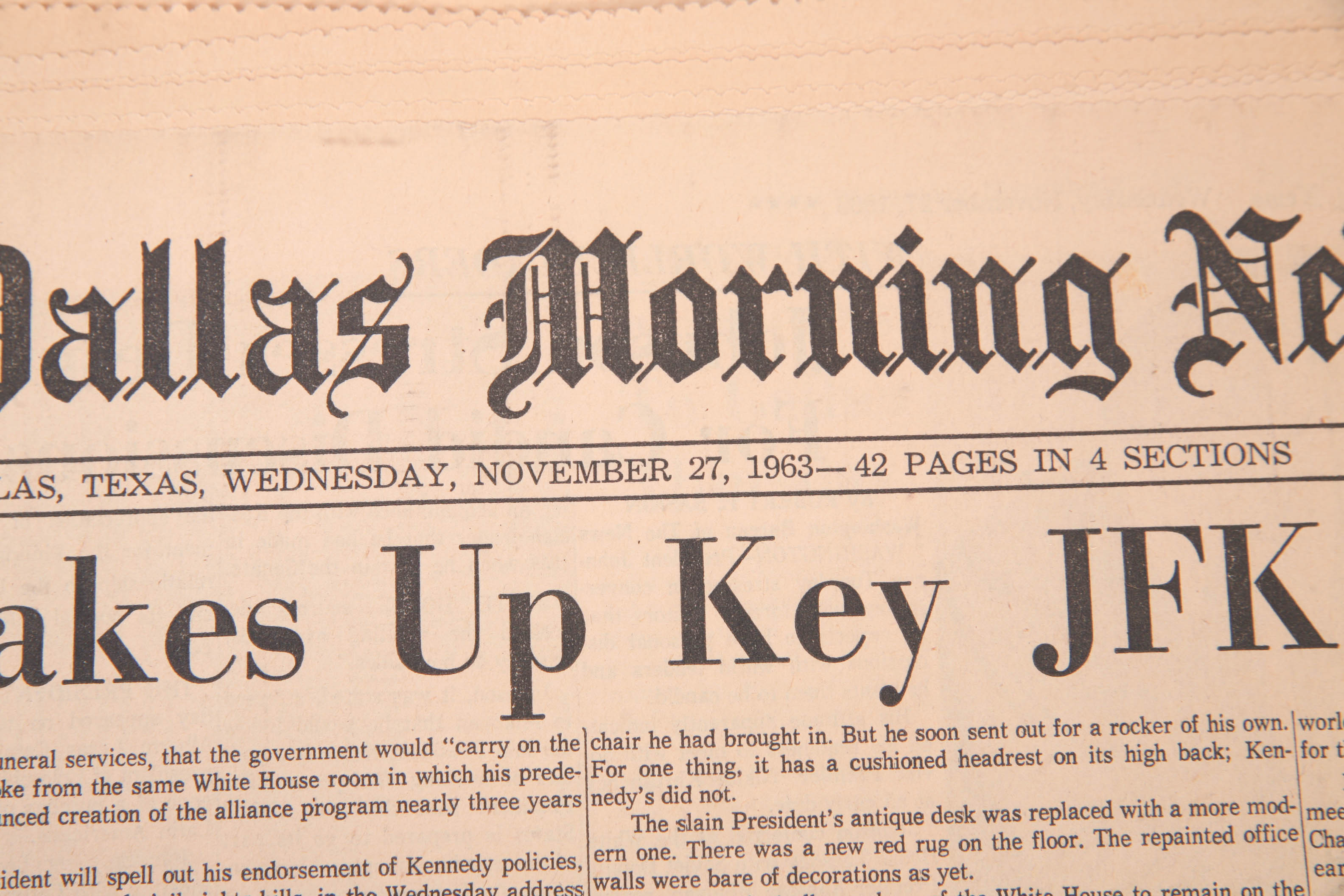 1960s Newspapers about Lyndon B. Johnson