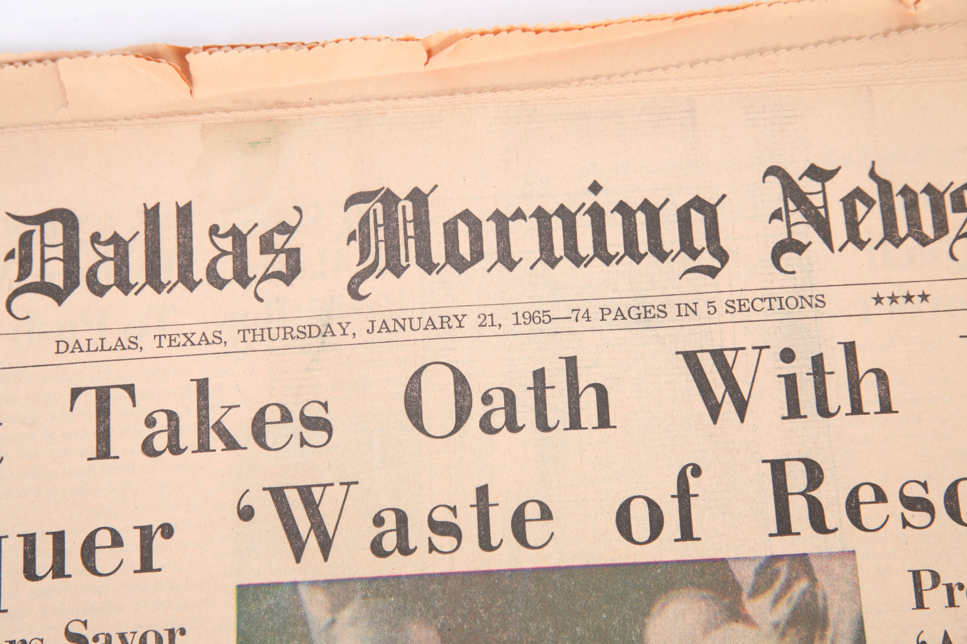 1960s Newspapers about Lyndon B. Johnson