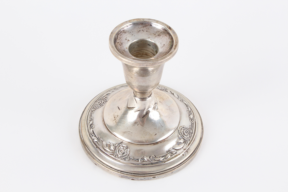 Weighted Sterling Silver Candlesticks
