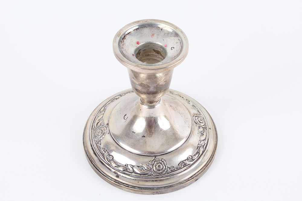 Weighted Sterling Silver Candlesticks