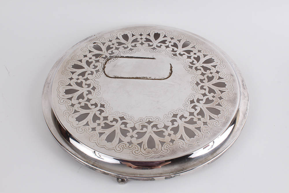 Silver Plated Footed Trays and Small Dishes