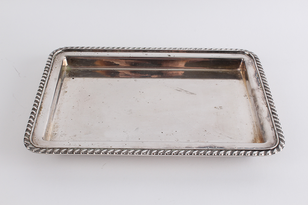 Silver Plated Footed Trays and Small Dishes
