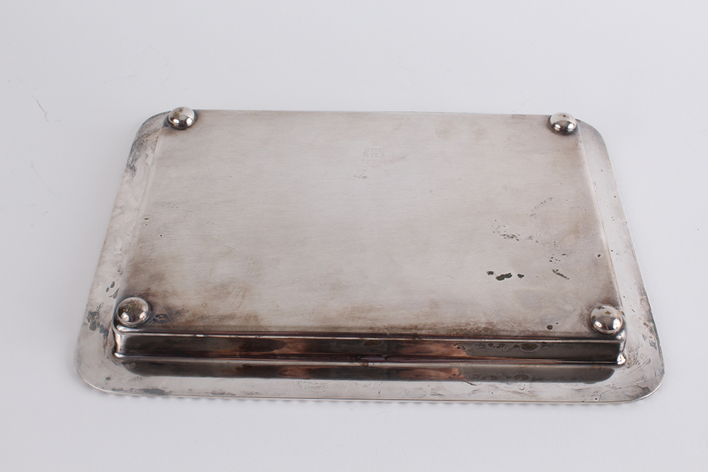 Silver Plated Footed Trays and Small Dishes