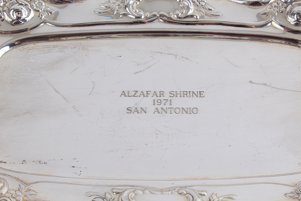 Silver Plated Footed Trays and Small Dishes