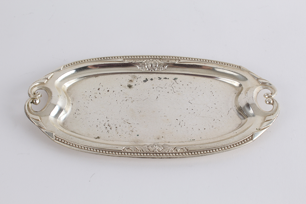 Silver Plated Footed Trays and Small Dishes