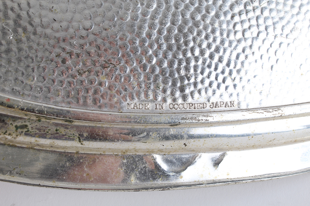 Silver Plated Footed Trays and Small Dishes