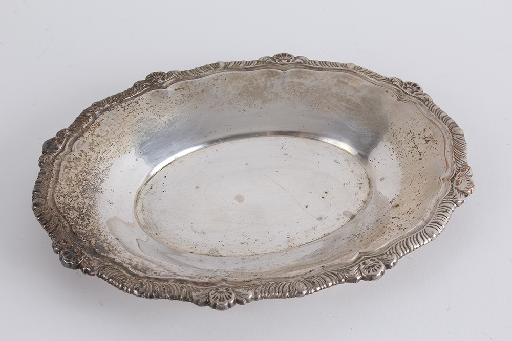 Silver Plated Footed Trays and Small Dishes
