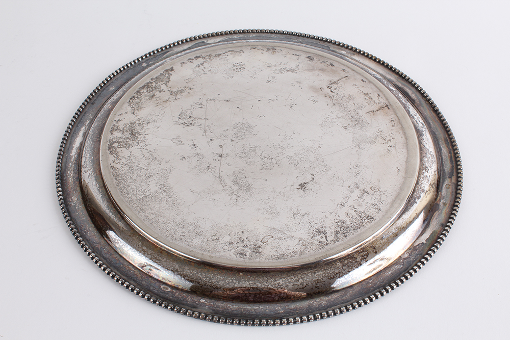 Silver Plated Platters Featuring a Large Reed & Barton