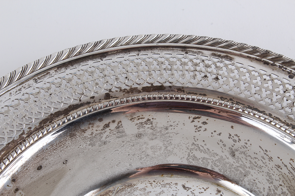 Gorham Sterling Silver Pierced Plate