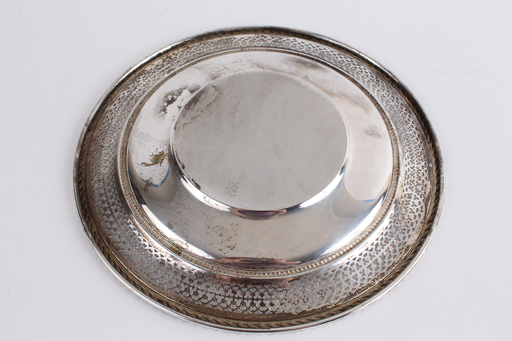 Gorham Sterling Silver Pierced Plate