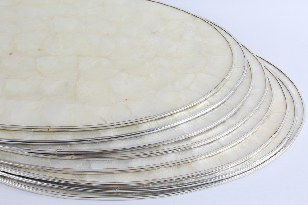 Vintage Capiz Shell Mother of Pearl Placemats