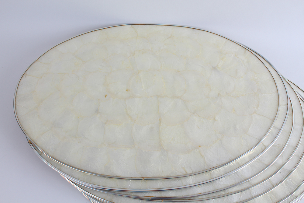 Vintage Capiz Shell Mother of Pearl Placemats
