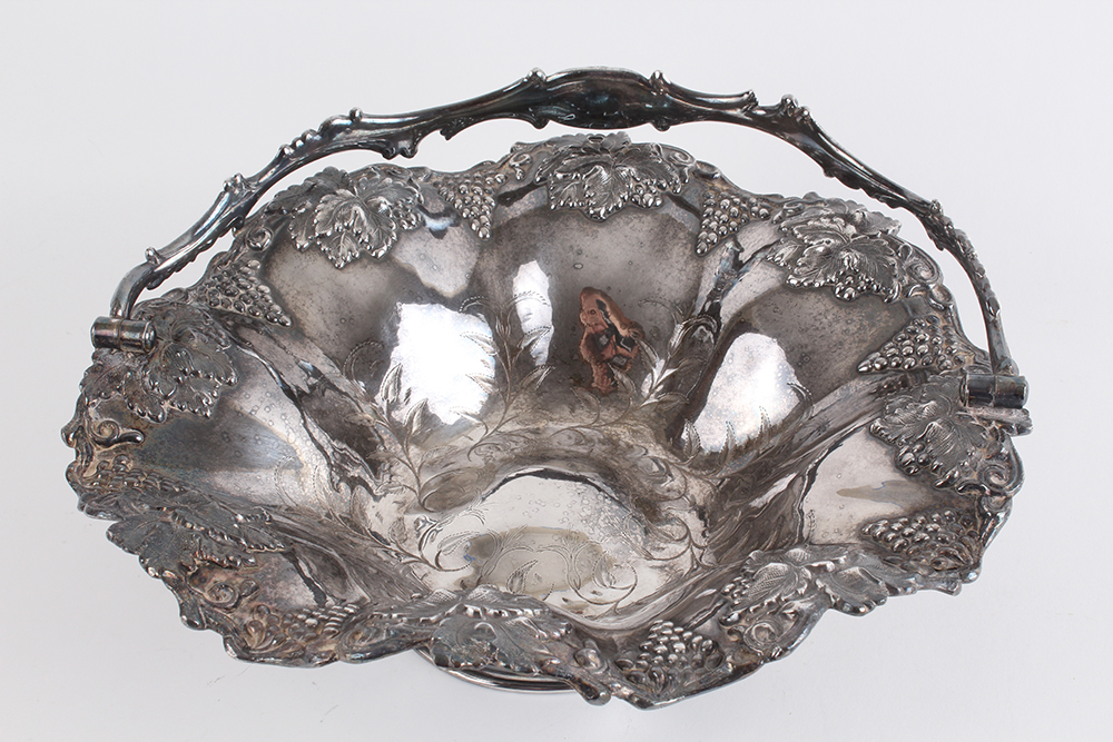 Trio of Ornate Silver Plated Serving Bowls