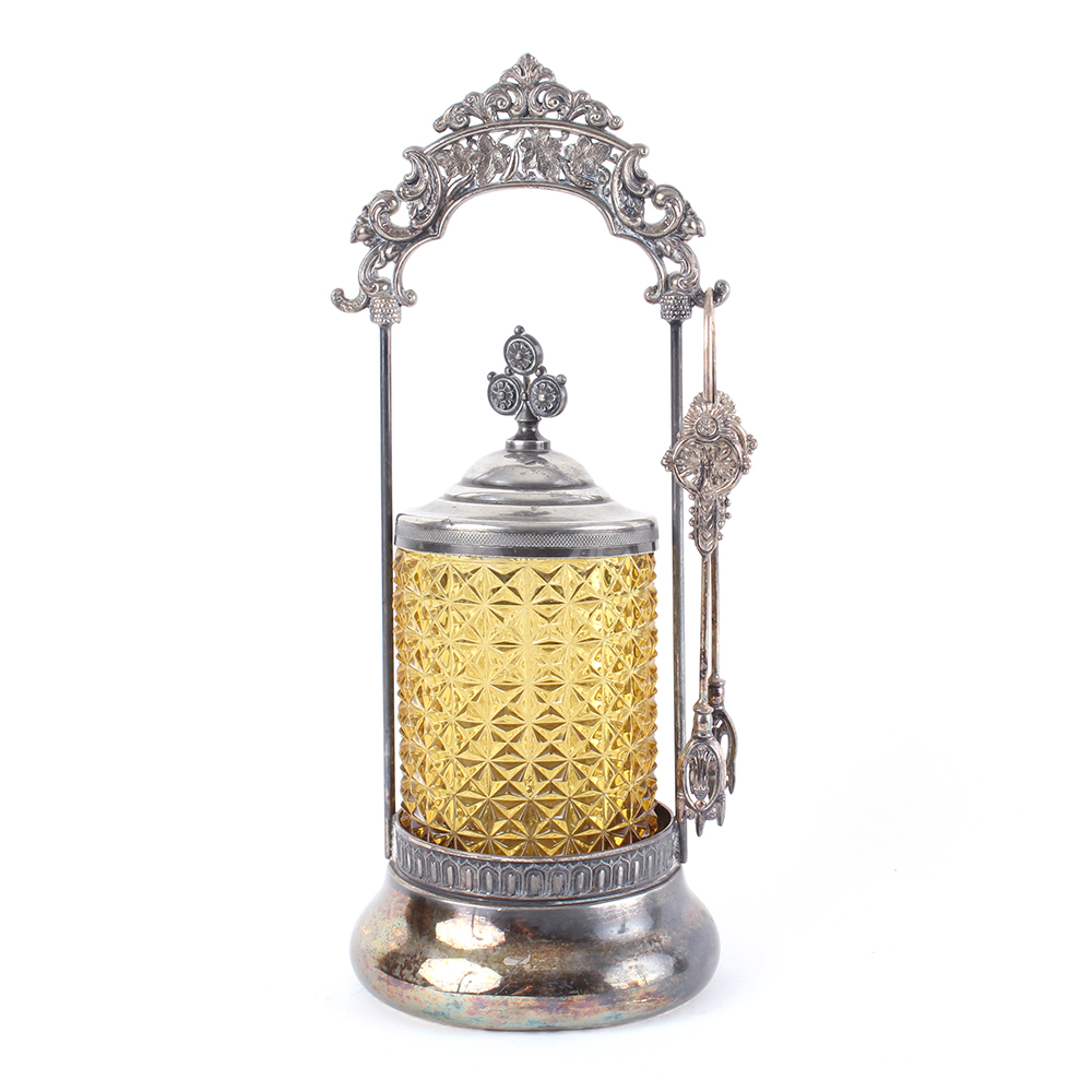 Monarch Silver Company Triple Silver Plated Pickle Castor