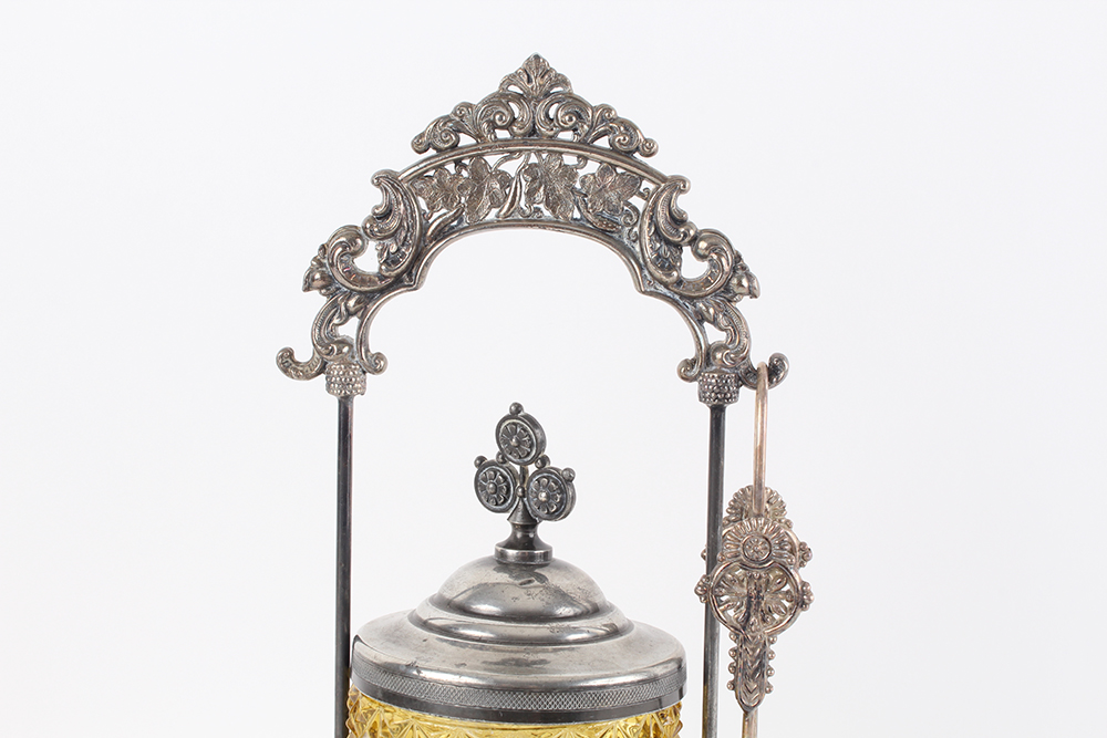 Monarch Silver Company Triple Silver Plated Pickle Castor