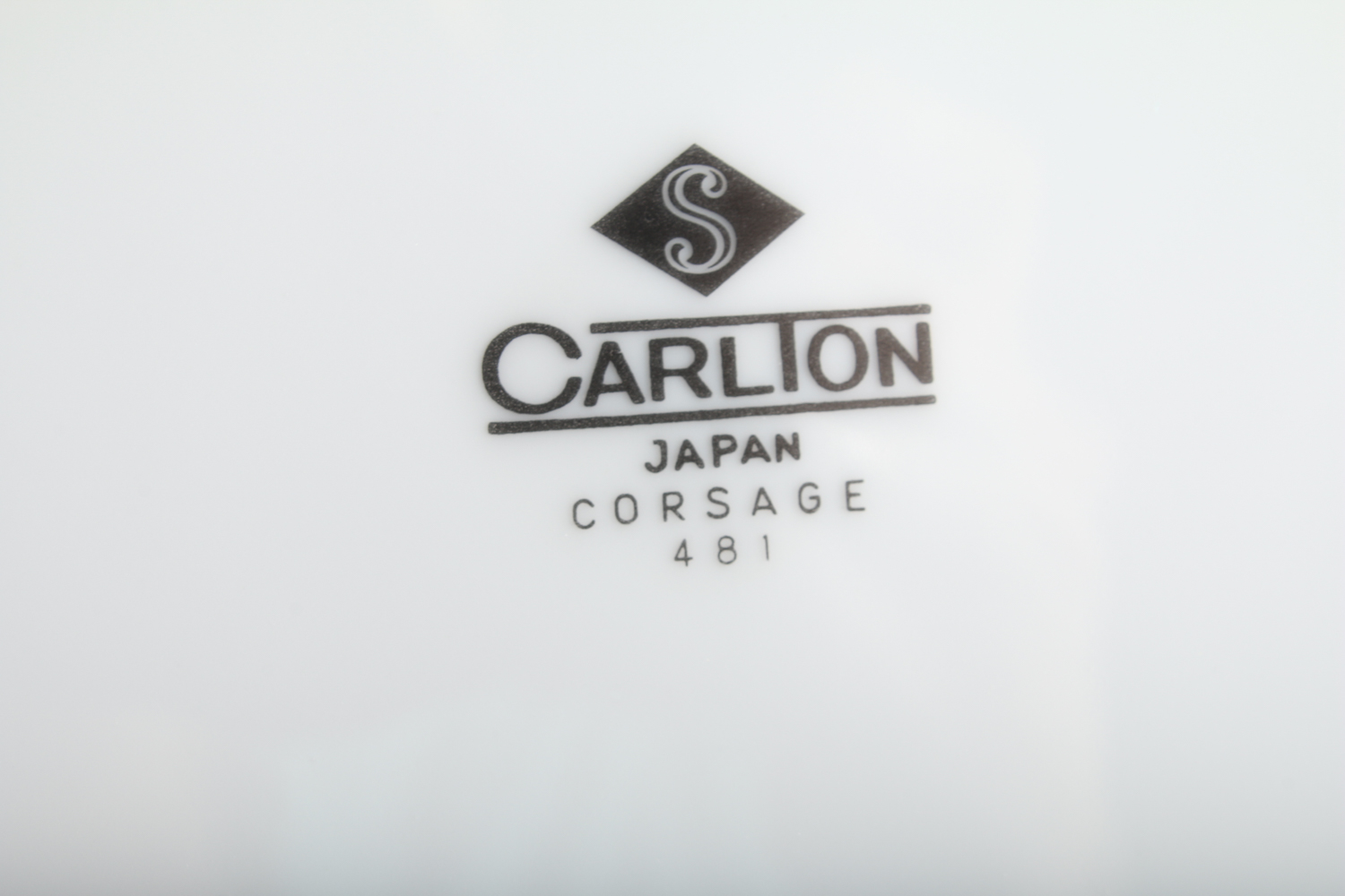 Carlton Corsage China Set