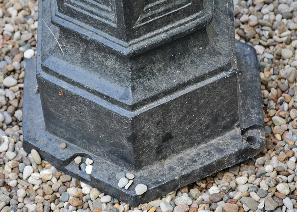 Black Cast Iron Horse Head Mailbox