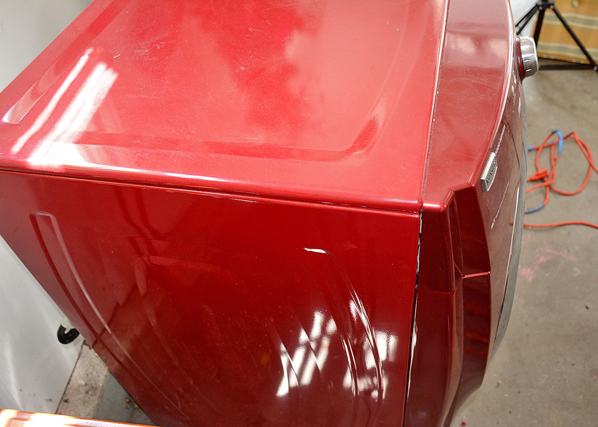 Red Maytag 3000 Series Electric Dryer