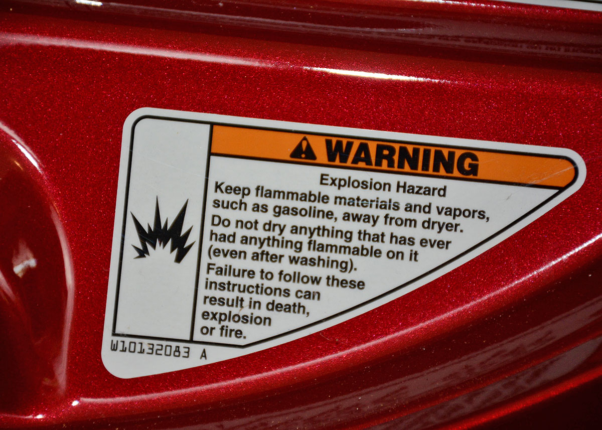 Red Maytag 3000 Series Electric Dryer