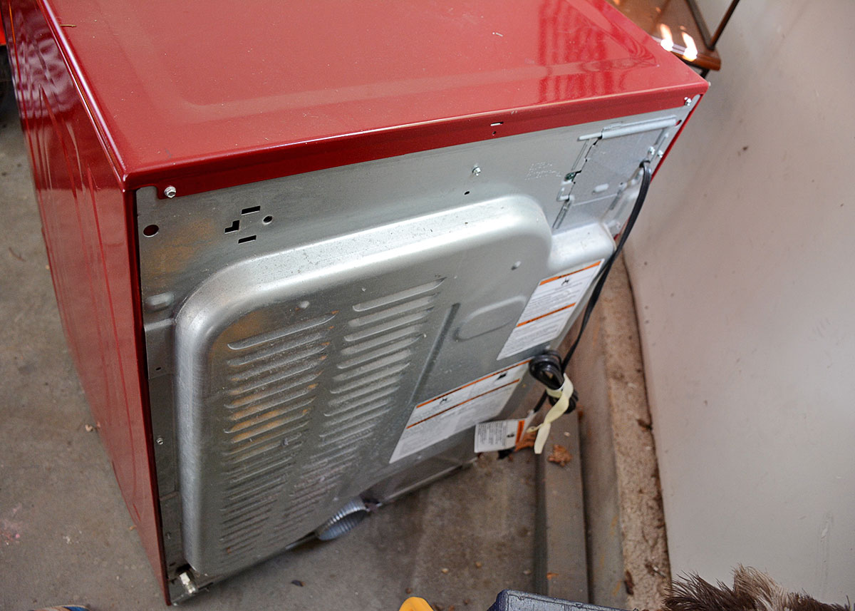 Red Maytag 3000 Series Electric Dryer