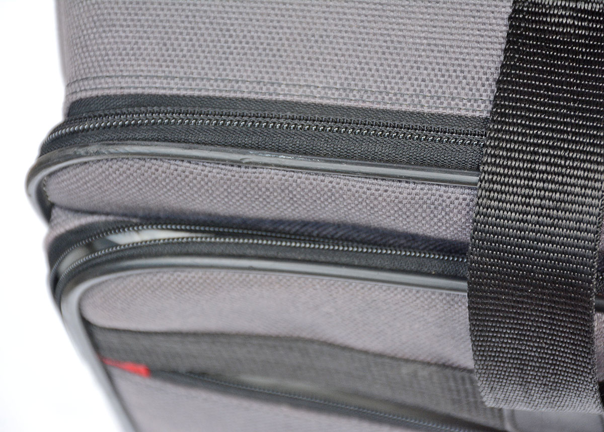 Vintage Black and Grey Members Only Suitcase