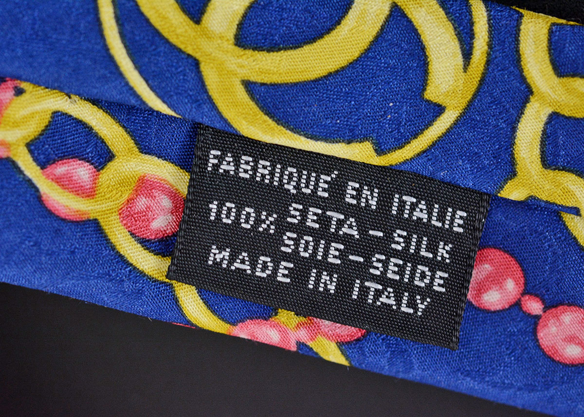 Chanel Italian Silk Tie