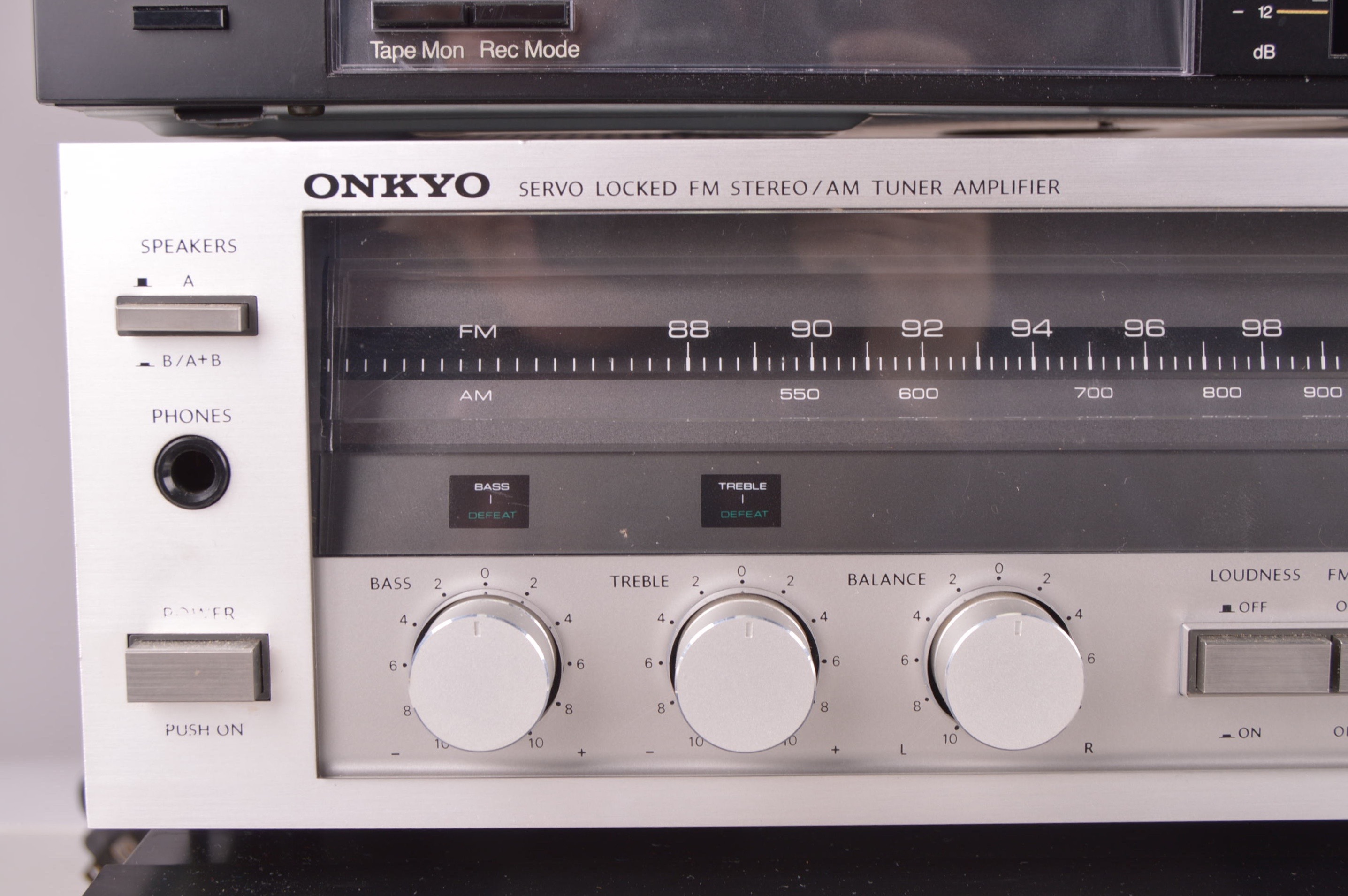 MCS Series Equalizer and CD Player with an Onkyo Amplifier