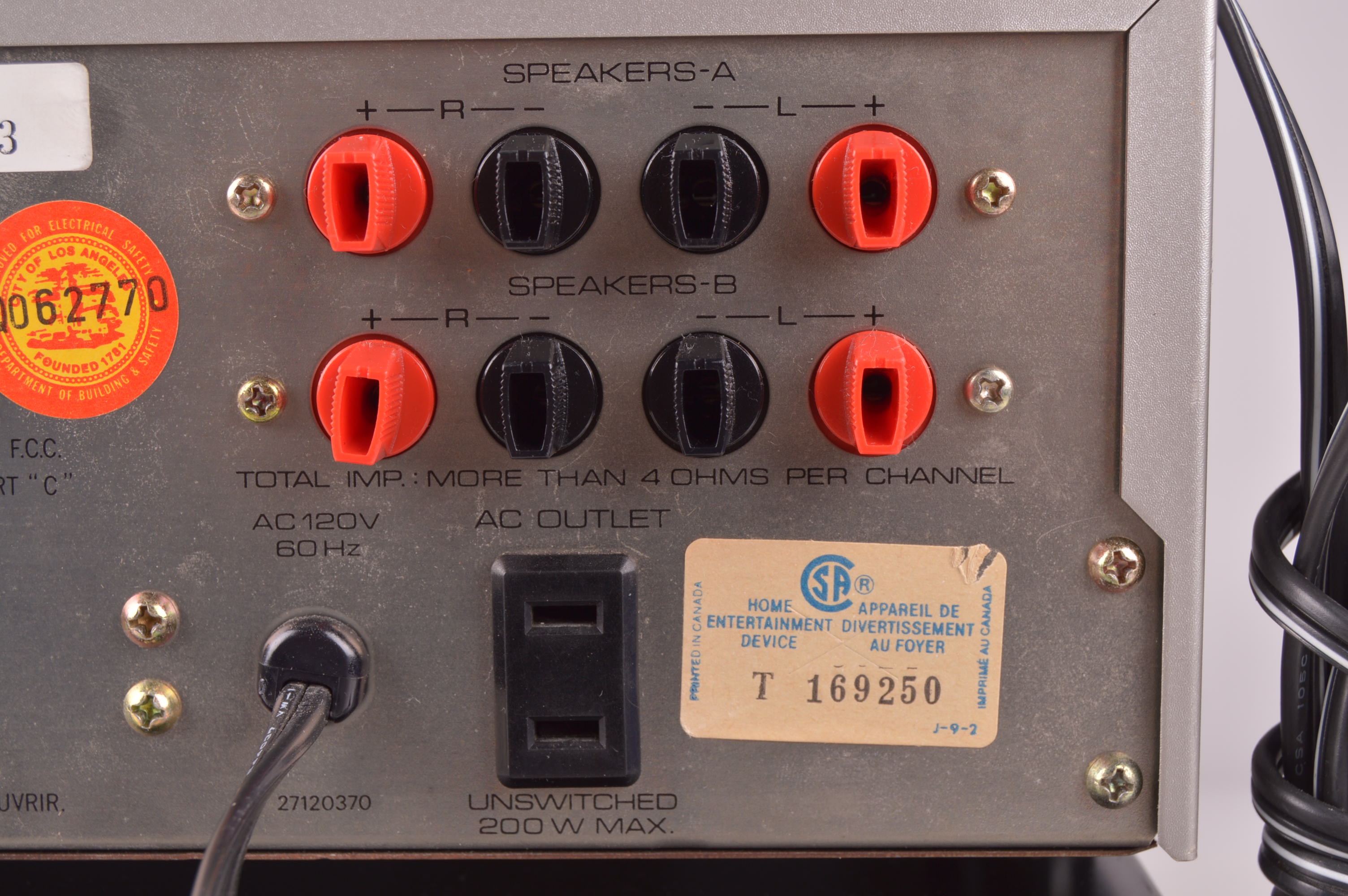 MCS Series Equalizer and CD Player with an Onkyo Amplifier