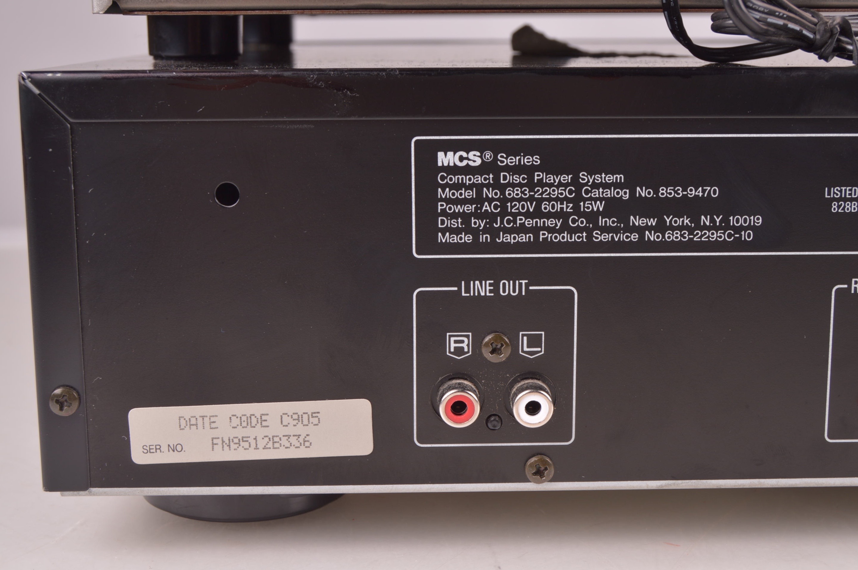 MCS Series Equalizer and CD Player with an Onkyo Amplifier