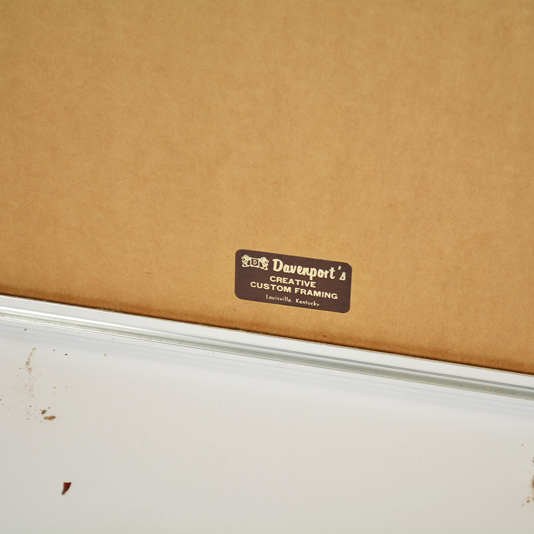 Robert Bushong (1922 - 1995) Signed Limited Edition Nantucket "Summer" Silkscreen