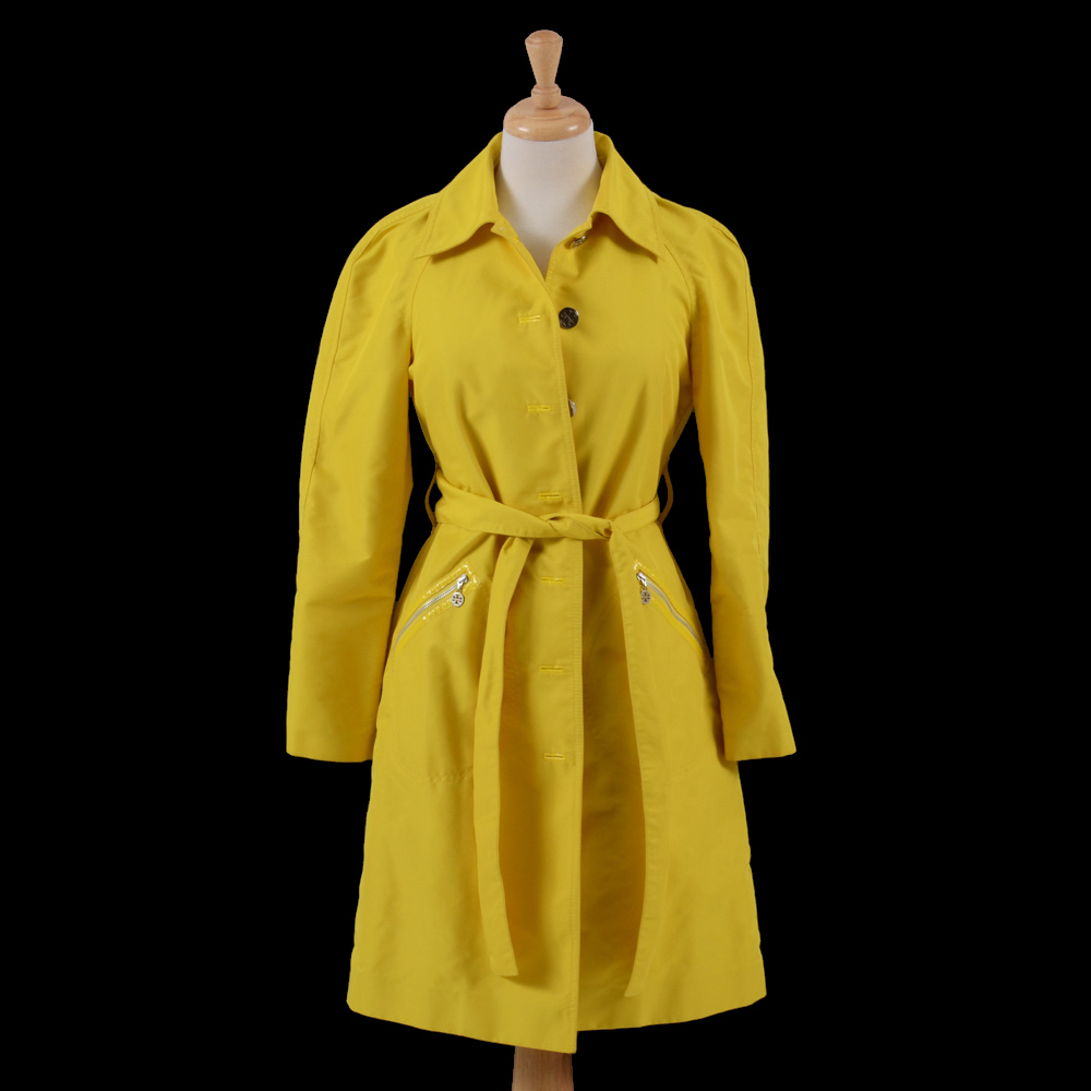 Tory Burch Designer Yellow Raincoat