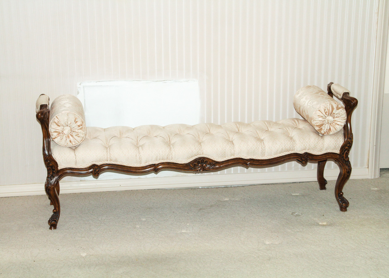 Upholstered Tufted Bench