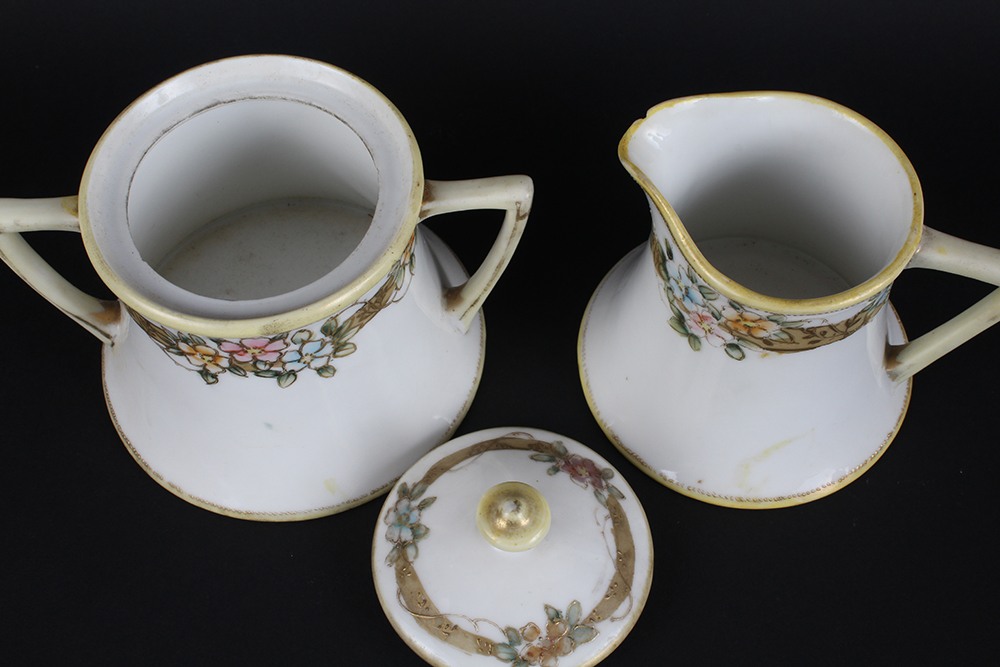 Hand Painted Nippon Chocolate Set