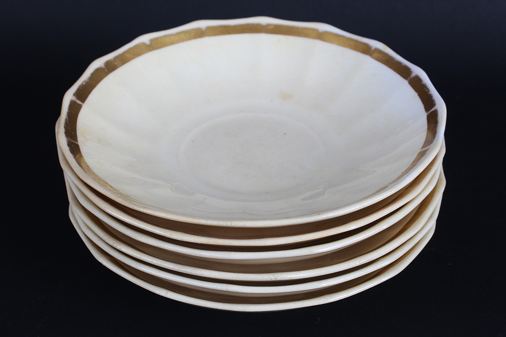 Two Sets of Porcelain Saucers