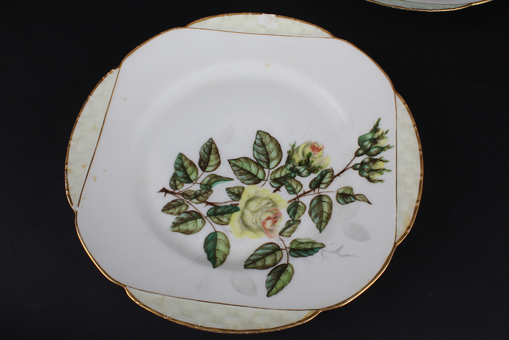 Haviland France Limoges Salad Plates and Footed Bowl
