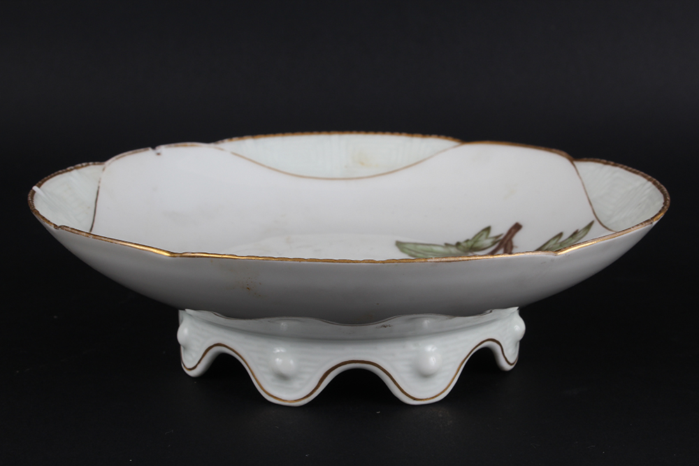 Haviland France Limoges Salad Plates and Footed Bowl