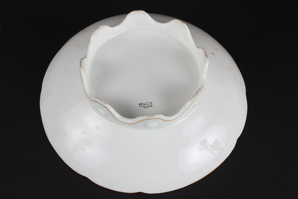 Haviland France Limoges Salad Plates and Footed Bowl