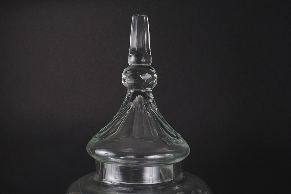 Antique Cut Glass Apothecary Drink Dispenser