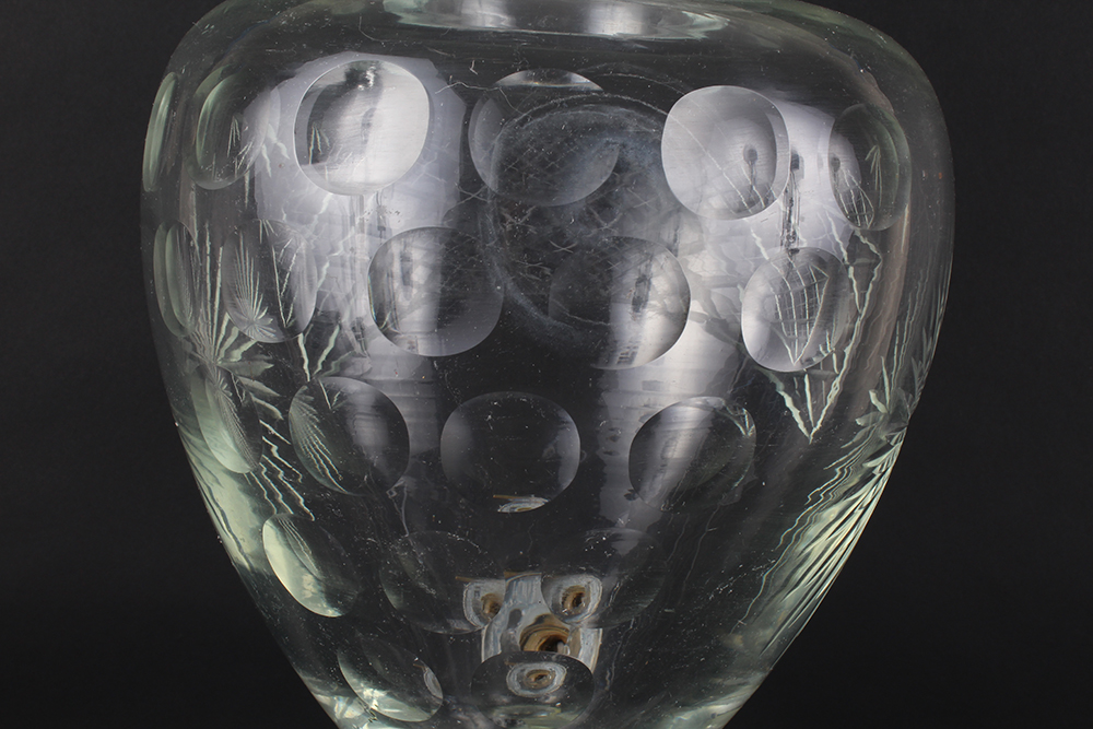 Antique Cut Glass Apothecary Drink Dispenser